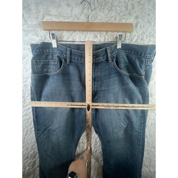Levi’s 559‎ Relaxed Straight Denim 100% Cotton Blue Jeans Mens • Size 38 x 30 - Picture 7 of 10